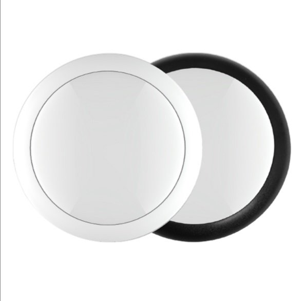 Plafoniera LED Circolare 14w Tricolor 1400 Lumen Bianca / Nera EMMA